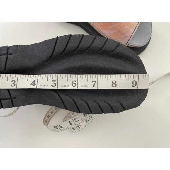 DR MARTENS Pink Iridescent Slide Sandals ENGLAND 3 UK. - Picture 10 of 12